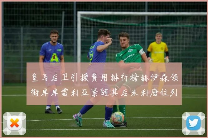 皇马后卫引援费用排行榜赫伊森领衔库库雷利亚紧随其后米利唐位列第三